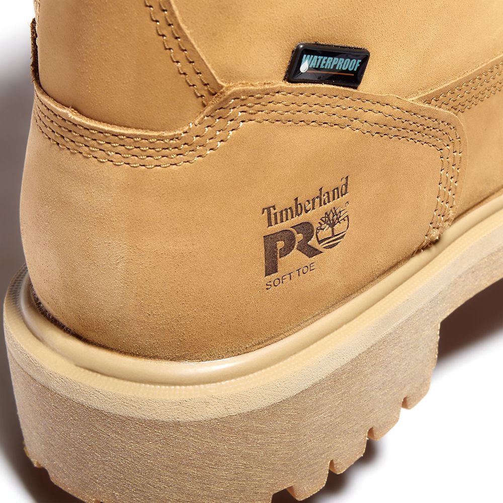 Botas Pro Timberland Hombre Pro Direct Attach 6\" Soft Toe Marrones - Chile HRJ-062418